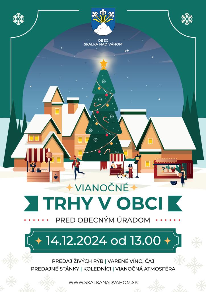Vianočné trhy 2024 - plagát